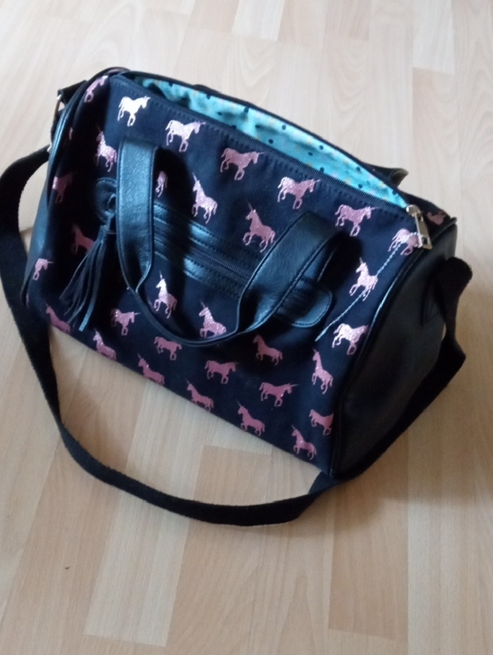 Dream Control Sleepover Bag With Glitter Unicorn Design 16" X 10" Kids